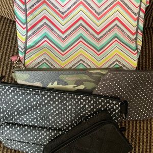 Five miscellaneous Thirty One bags
